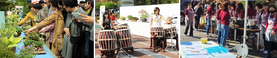 창원레포츠파크 외부공간에서 야생화 축제, 프리켓 등 장소제공