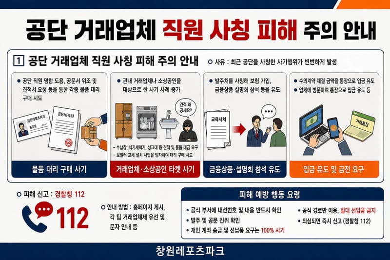 직원사칭 피해 주의 안내